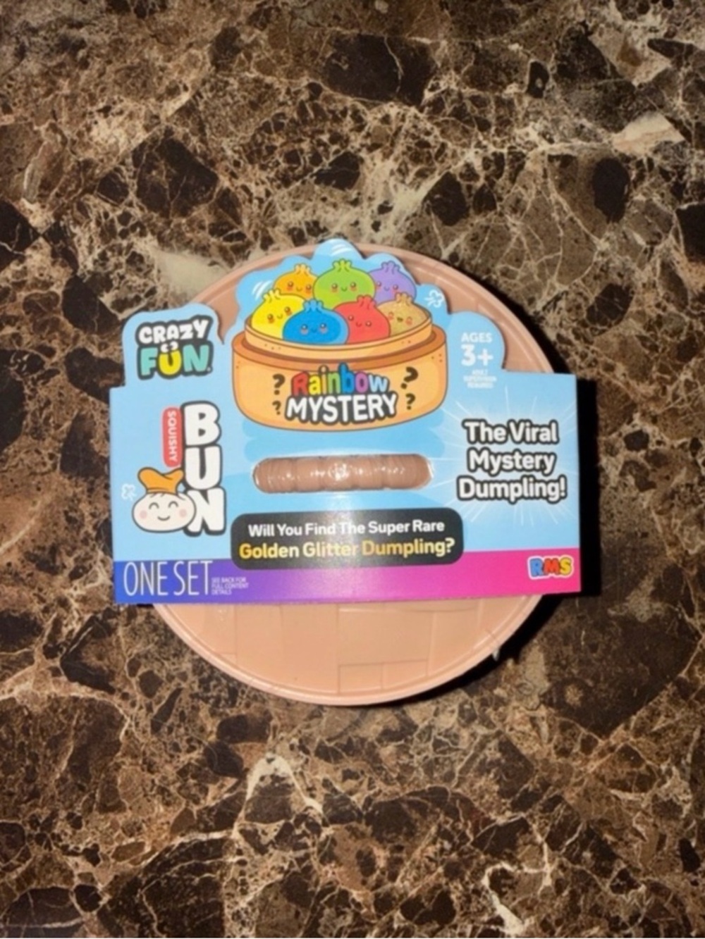 Rainbow Mystery Bun Dumpling Toy - Multicolor